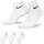 Ropa interior Calcetines de deporte Nike Everyday Lightweight Blanco