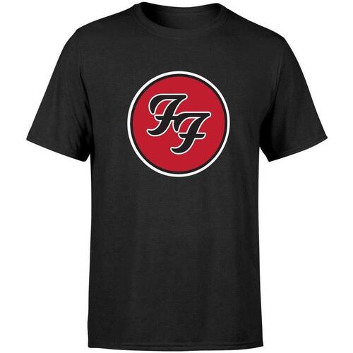 textil Camisetas manga larga Foo Fighters RO677 Negro