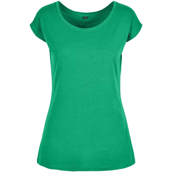 textil Mujer Camisetas manga larga Build Your Brand Basic Verde