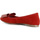 Zapatos Mujer Mocasín Café Noir C1EH5004 Rojo