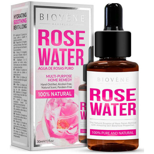 Belleza Desmaquillantes & tónicos Biovène Rose Water Pure And Natural Multi-purpose Home Remedy 