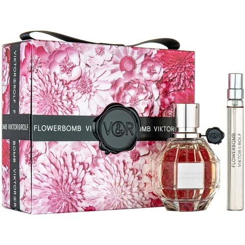 Belleza Mujer Cofres perfumes Viktor & Rolf Set Flowerbomb Eau de Parfum 50ml + Mini 10ml Set Flowerbomb perfume 50ml + Mini 10ml