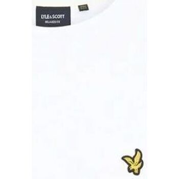 textil Hombre Tops y Camisetas Lyle & Scott TS1804V SLUB-626 WHITE Blanco