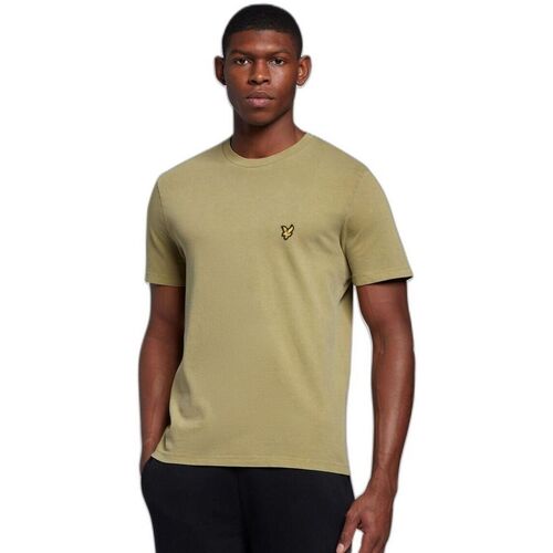 textil Hombre Tops y Camisetas Lyle & Scott TS1814V SANDWASH PIQUE-W874 SANDWASH Verde