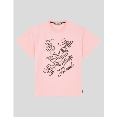 textil Hombre Camisetas manga corta Iuter CAMISETA  TO ALL MY FRIENDS TEE  PINK Rosa