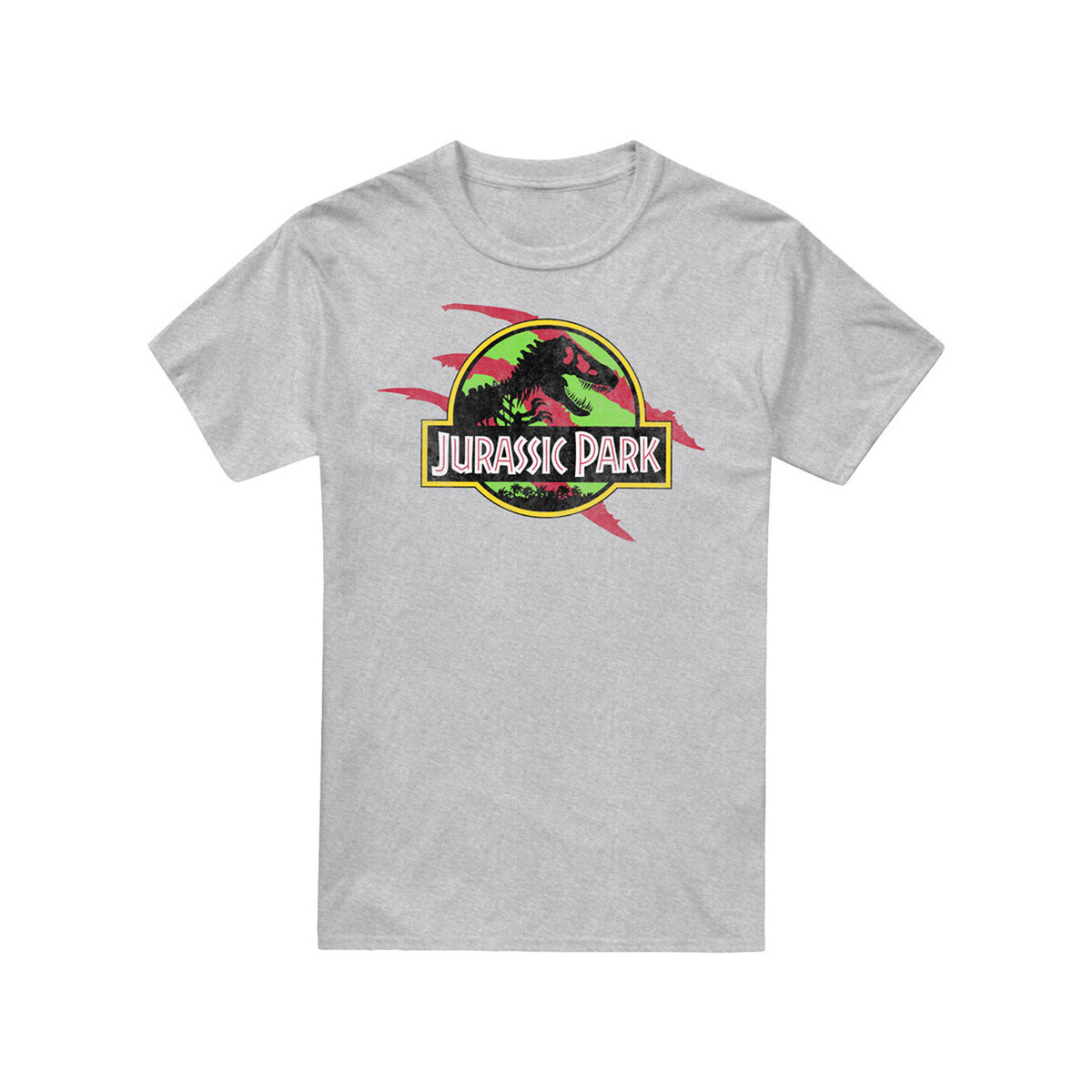 textil Hombre Camisetas manga larga Jurassic Park Truck Gris