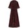 textil Mujer Vestidos Maison Scotch Mini Dress Bordeaux Multicolor