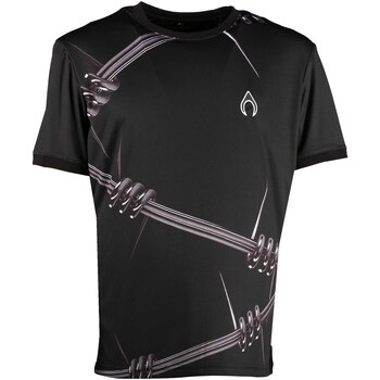 textil Hombre Tops y Camisetas Nytrostar T-Shirt With Barbed Wire Print Negro