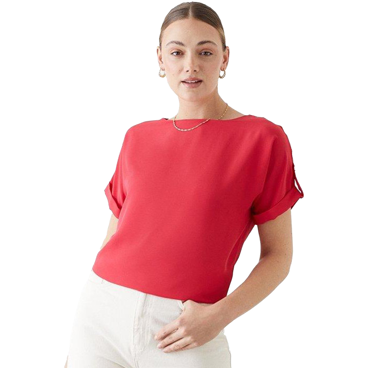 textil Mujer Camisas Dorothy Perkins DP2949 Rojo