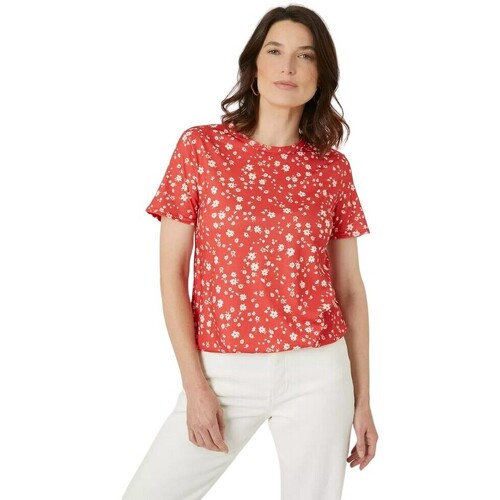 textil Mujer Camisetas manga larga Maine DH5926 Rojo