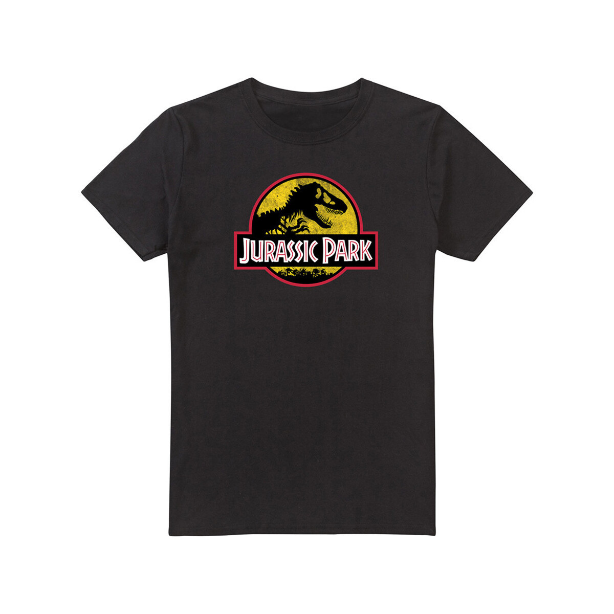 textil Hombre Camisetas manga larga Jurassic Park TV2152 Negro