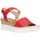 Zapatos Mujer Sandalias Riposella 16815 rojo Mujer Rojo Rojo