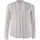 textil Hombre Camisas manga larga Sl56 Camicia Berenice Collo Coreana Lino Blanco