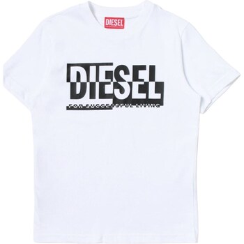 textil Niño Camisetas manga corta Diesel J01531-00YI9 Blanco