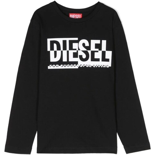 textil Niño Camisetas manga corta Diesel J01535-00YI9 Negro