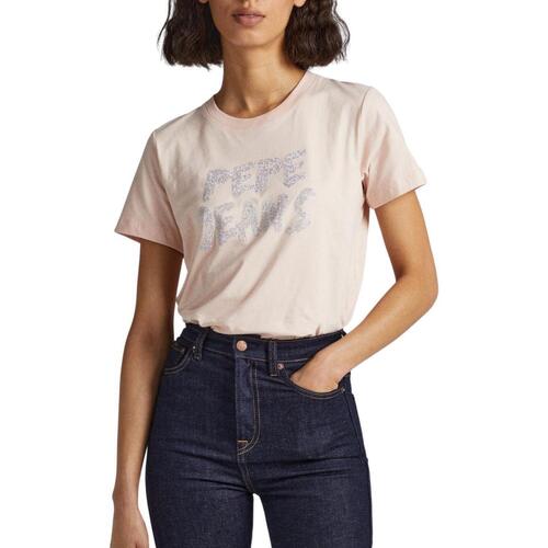 textil Mujer Tops y Camisetas Pepe jeans BRIA Rosa