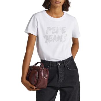 textil Mujer Tops y Camisetas Pepe jeans BRIA Blanco