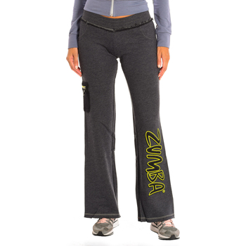 textil Mujer Pantalones de chándal Zumba Z1B00107-GRIS Gris