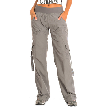 textil Mujer Pantalones de chándal Zumba Z1B00109-GRIS Gris
