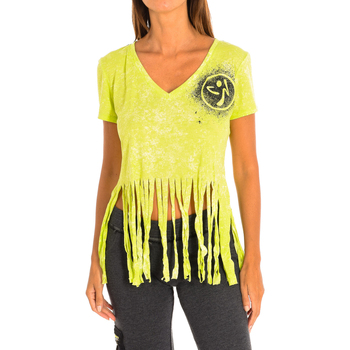 textil Mujer Tops y Camisetas Zumba Z1T00401-VERDE Verde