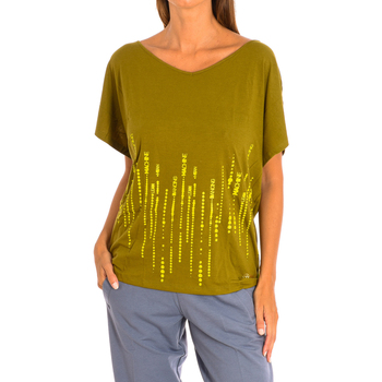 textil Mujer Tops y Camisetas Zumba Z1T00463-VERDE Verde