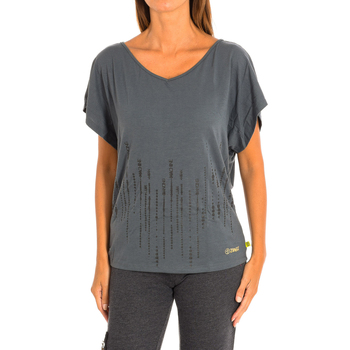 textil Mujer Tops y Camisetas Zumba Z1T00463-GRIS Multicolor