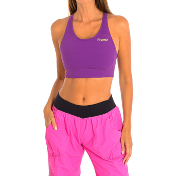 textil Mujer Tops y Camisetas Zumba Z1T00507-LILA Violeta