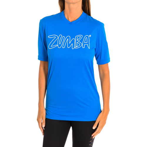 textil Mujer Camisetas manga corta Zumba Z2T00153-AZUL Azul