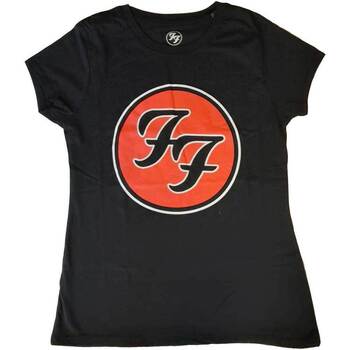textil Mujer Camisetas manga larga Foo Fighters RO2979 Negro