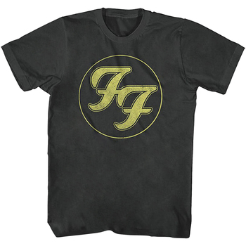 textil Camisetas manga larga Foo Fighters RO698 Negro