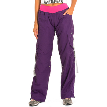 textil Mujer Pantalones de chándal Zumba Z1B00181-LILA Multicolor