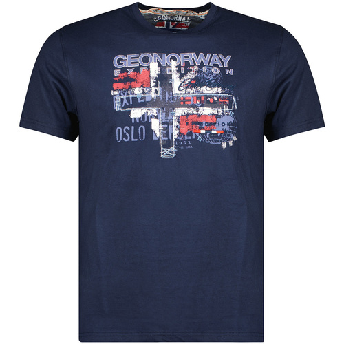 textil Hombre Camisetas manga corta Geographical Norway SU1325HGN-NAVY Azul