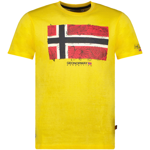 textil Hombre Camisetas manga corta Geo Norway SW1239HGNO-LEMON Amarillo