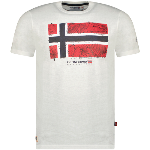 textil Hombre Camisetas manga corta Geo Norway SW1239HGNO-WHITE Blanco