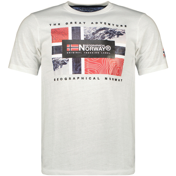 textil Hombre Camisetas manga corta Geographical Norway SW1240HGN-WHITE Blanco