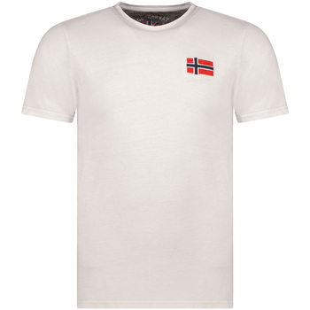 textil Hombre Camisetas manga corta Geographical Norway SW1269HGNO-LIGHT GREY Gris