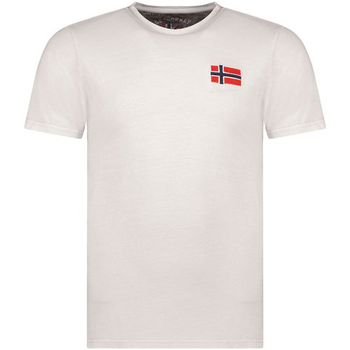 textil Hombre Camisetas manga corta Geographical Norway SW1269HGNO-LIGHT GREY Gris
