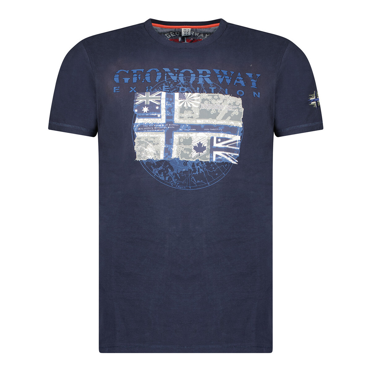 textil Hombre Camisetas manga corta Geographical Norway SW1270HGNO-NAVY Marino