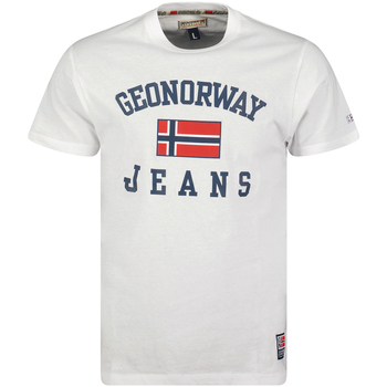 textil Hombre Camisetas manga corta Geo Norway SX1044HGNO-WHITE Blanco