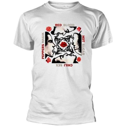 textil Camisetas manga larga Red Hot Chilli Peppers Blood Sugar Sex Magik Blanco