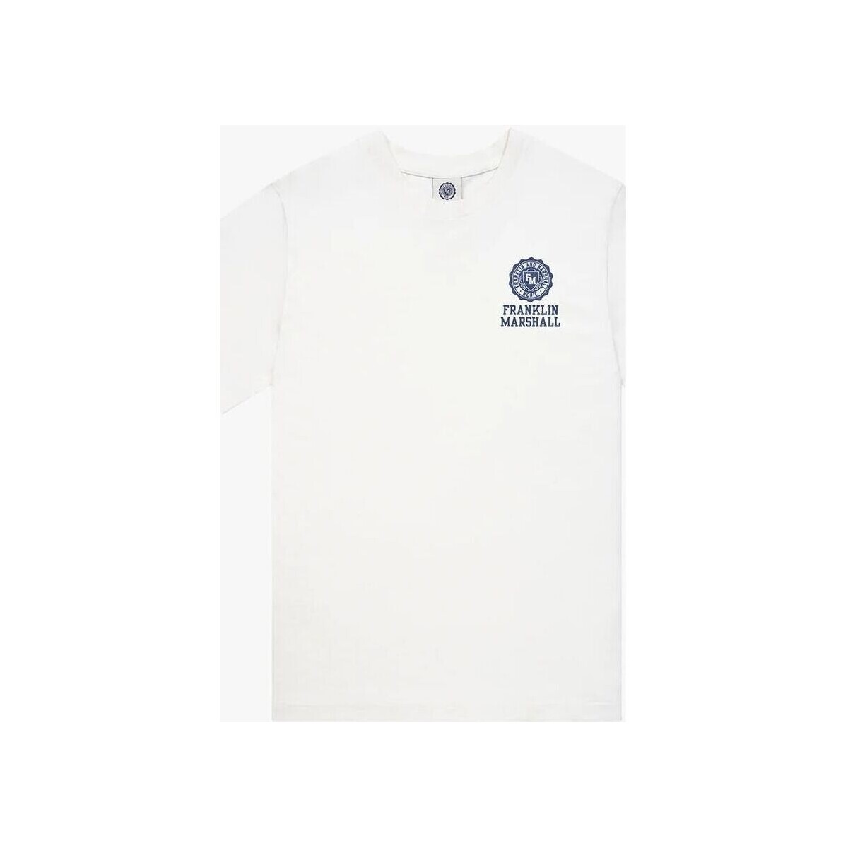 textil Tops y Camisetas Franklin & Marshall JM3012.1000P01-011 OFF WHITE Blanco