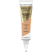 Belleza Base de maquillaje Max Factor Miracle Pure Skin-improving Foundation 24h Hydration Spf30 45- 