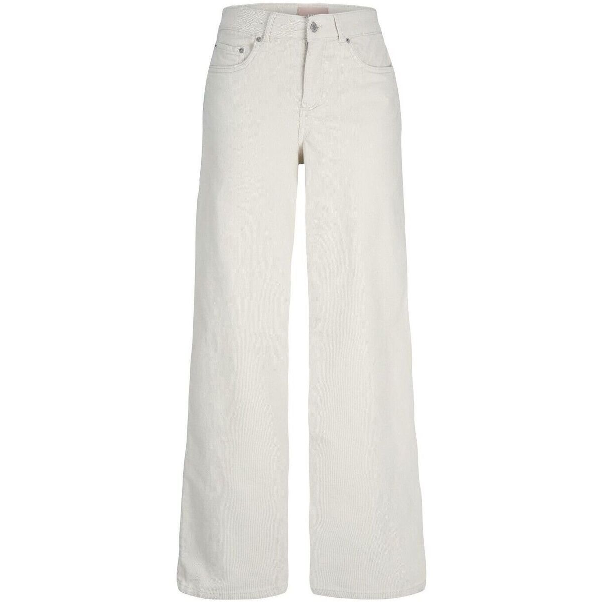 textil Mujer Pantalones Jjxx 12217215 GELLY WIDE-BONW WHITE Blanco
