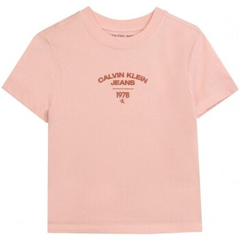 textil Mujer Camisetas manga corta Calvin Klein Jeans CAMISETA  VARSITY LOGO MUJER 