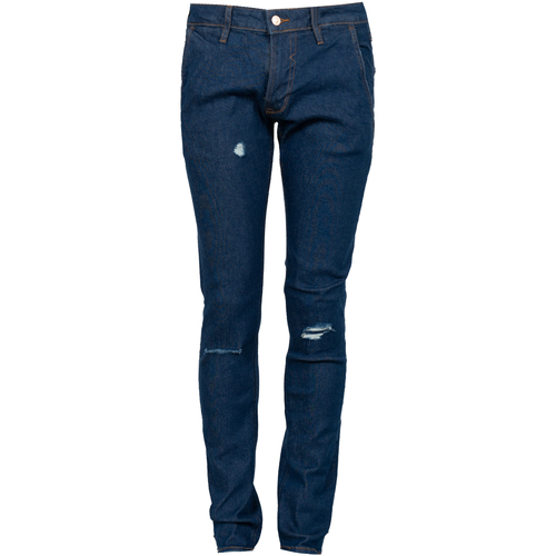 textil Hombre Pantalones con 5 bolsillos Guess X1RA16D4P37 Azul