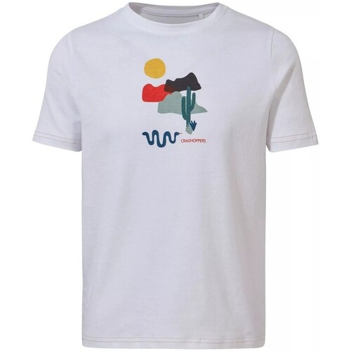 textil Niños Camisetas manga corta Craghoppers CG1768 Blanco