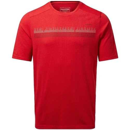 textil Hombre Camisetas manga larga Craghoppers CG1874 Rojo