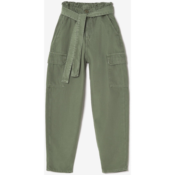 textil Niña Pantalones Le Temps des Cerises Pantalón loose, ancho MILA Verde