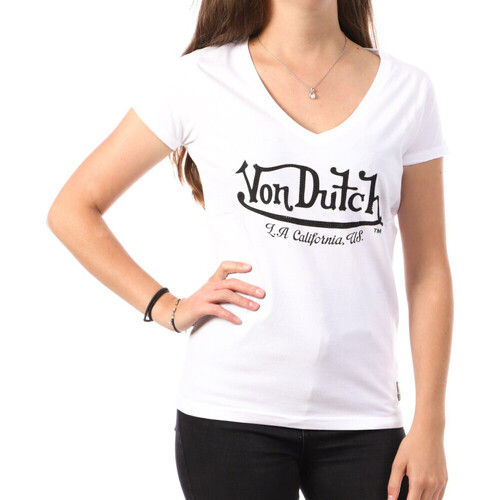 textil Mujer Tops y Camisetas Von Dutch  Blanco