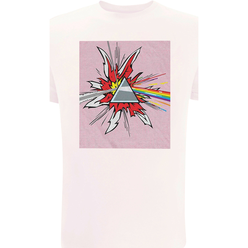 textil Camisetas manga larga Pink Floyd Lichtenstein Blanco